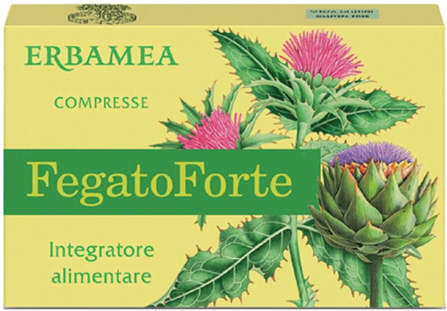 Erbamea Srl Fegato Forte - Integratore alimentare per la funzionalità epatica 24 compresse