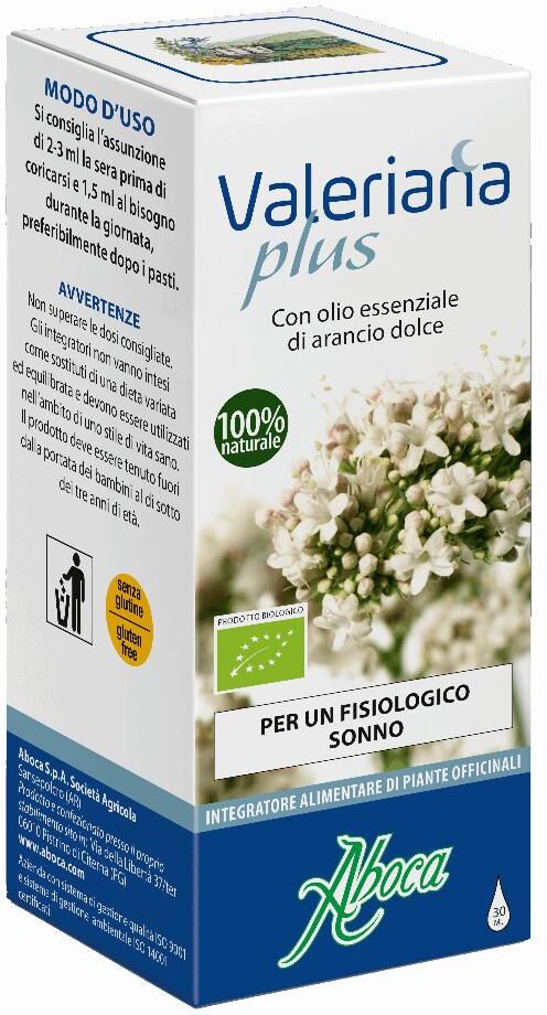 Aboca Valeriana Plus - Gocce Integratore per un Sonno Fisiologico 30 ml