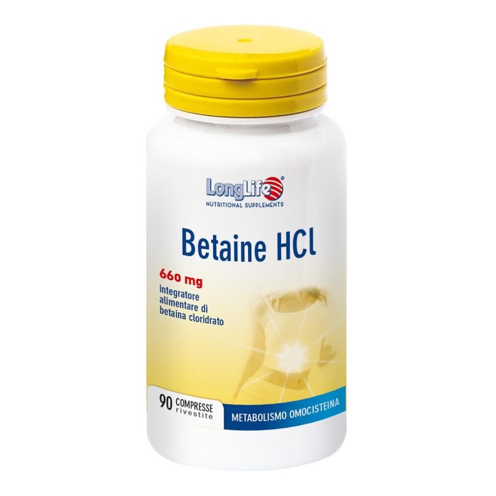 Longlife Srl LONGLIFE Betaine HCL 90 Cpr