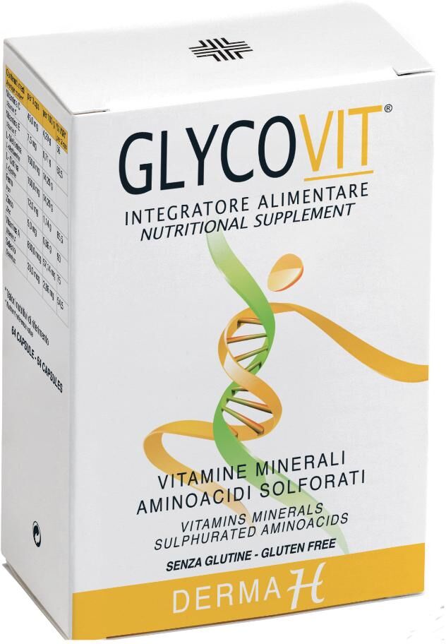 Vivipharma Glycovit Derma H Integratore Alimentare 64 Capsule - Supporto Essenziale per la Salute della Pelle