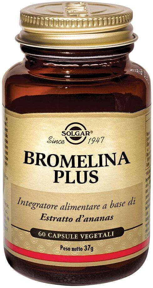 Solgar It. Multinutrient Spa Solgar - Bromelina Plus 60 Tavolette: Integratore Enzimatico per la Digestione Ottimale