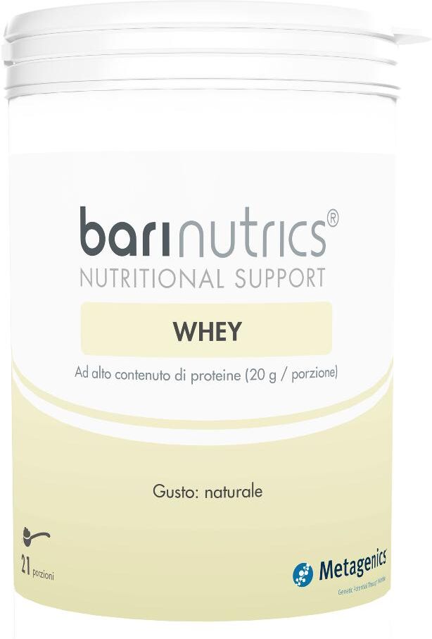 Metagenics Belgium Barinutrics Whey - Integratore alimentare ad alto contenuto di proteine 477 g