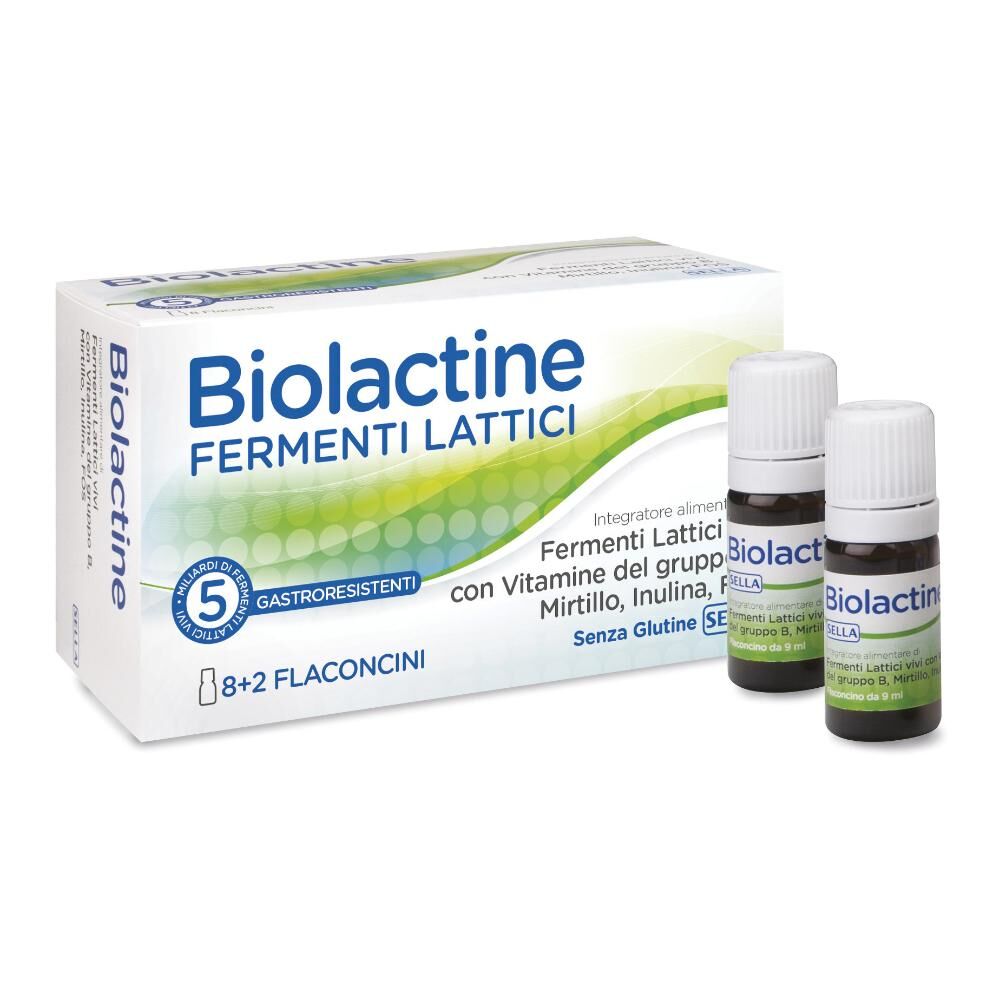 Sella Biolactine - Integratore di fermenti Lattici 10 x 9 ml