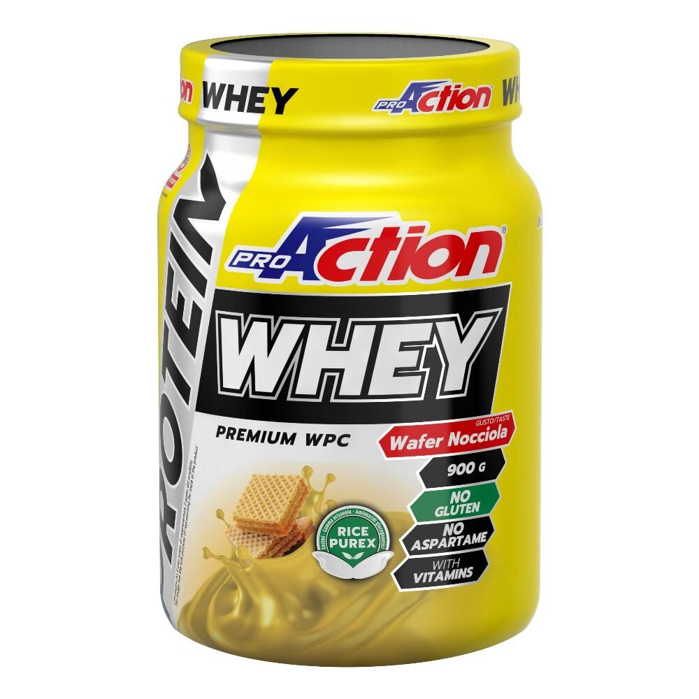 ProAction Protein Whey - Wafer Nocciola 900g