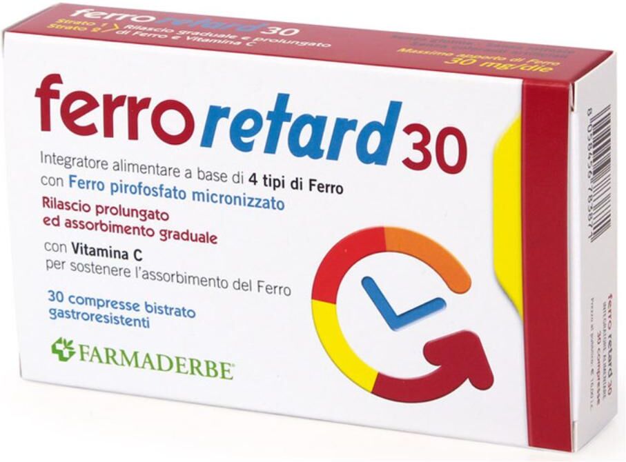 Farmaderbe FERRO RETARD 30CPR