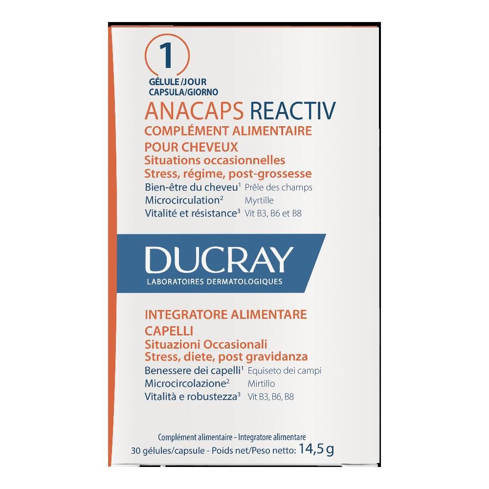 Ducray ANACAPS Reactiv Capelli*30Cps