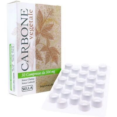 Sella Carbone Vegetale 50 Compresse - Integratore Digestivo Sella Carbone Vegetale 50 Compresse - Integratore Digestivo