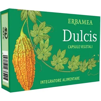 Erbamea Srl Dulcis - Supporto al metabolismo dei carboidrati - 30 capsule vegetali Erbamea Srl Dulcis - Supporto al metabolismo dei carboidrati - 30 capsule vegetali