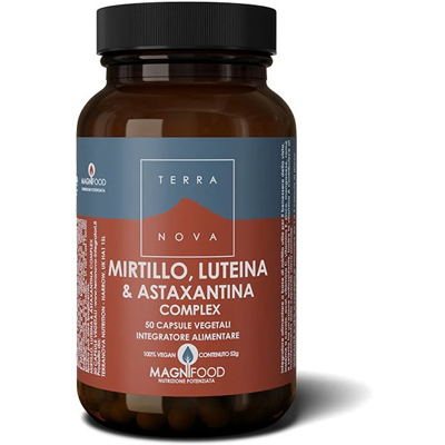 Terra Nova Mirtillo, Luteina & Astaxantina Complesso - 50 Vegicaps Terra Nova Mirtillo, Luteina & Astaxantina Complesso - 50 Vegicaps