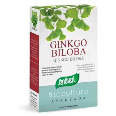 Santiveri Ginkgo Biloba - 40 Capsule - Supporto alla Memoria Santiveri Ginkgo Biloba - 40 Capsule - Supporto alla Memoria