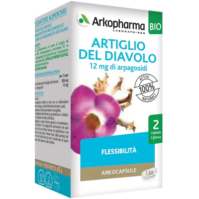 Arkopharma Artiglio Del Diavolo Bio 130 Capsule - Integratore articolazioni Arkopharma Artiglio Del Diavolo Bio 130 Capsule - Integratore articolazioni
