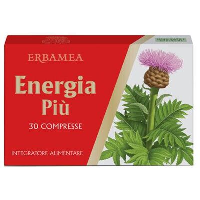 Erbamea - Energia Più 30 Compresse - Integratore alimentare Erbamea - Energia Più 30 Compresse - Integratore alimentare