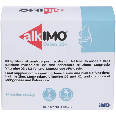 Alkimo Osteo 50+ - Integratore alimentare - Supporto ossa e muscoli Alkimo Osteo 50+ - Integratore alimentare - Supporto ossa e muscoli