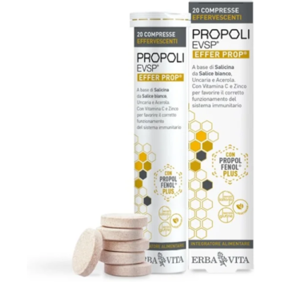 Erba Vita Propoli Evsp Effer Prop 20 Compresse Effervescenti - Respiratorio Erba Vita Propoli Evsp Effer Prop 20 Compresse Effervescenti - Respiratorio