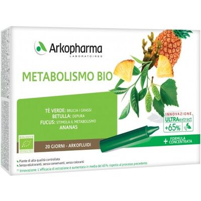 Arkopharma - Supporto Metabolismo - 20 Fiale - Integratore Alimentare Arkopharma - Supporto Metabolismo - 20 Fiale - Integratore Alimentare