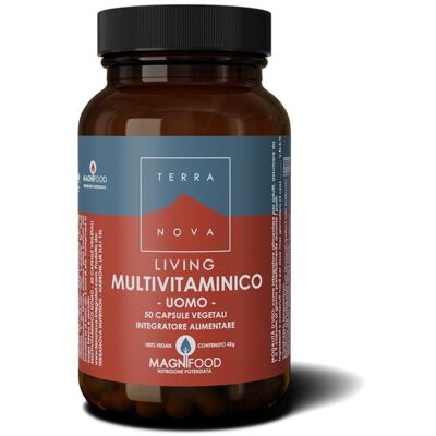 Terra Nova Multivitamin Uomo - Integratore Vegano, 50 Capsule Terra Nova Multivitamin Uomo - Integratore Vegano, 50 Capsule