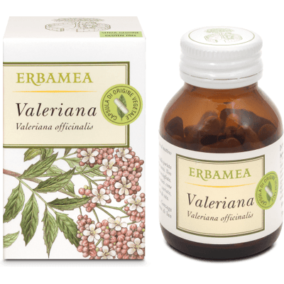 Erbamea Valeriana - Integratore rilassante a base di erbe - 50 capsule Erbamea Valeriana - Integratore rilassante a base di erbe - 50 capsule