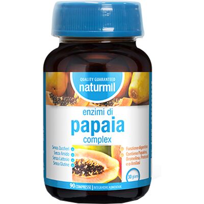 Enzimi di Papaya Naturmil - Integratore Alimentare Enzimi di Papaya Naturmil - Integratore Alimentare
