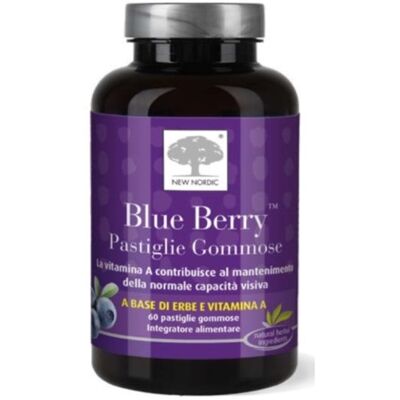 New Nordic Blue Berry Gummies - Supporto alla salute degli occhi - 60 gummies New Nordic Blue Berry Gummies - Supporto alla salute degli occhi - 60 gummies