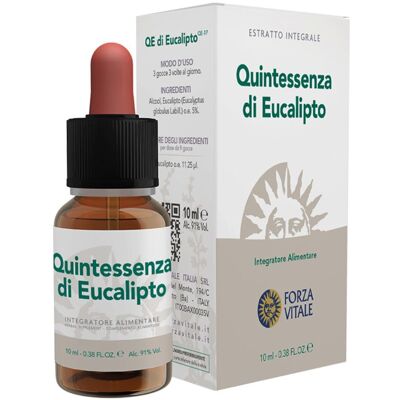 Forza Vitale Quinta Essenza Eucalipto 10 ml - Olio Essenziale Forza Vitale Quinta Essenza Eucalipto 10 ml - Olio Essenziale