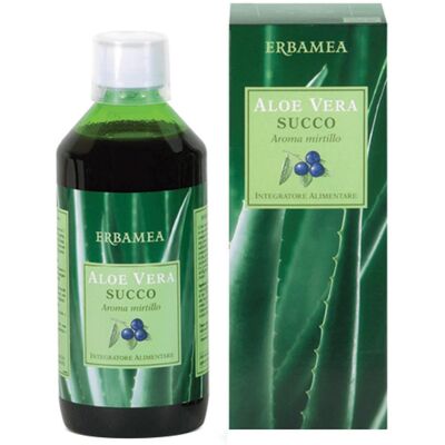 Erbamea Srl Aloe Vera Mirtillo - Integratore Depurativo - 500 ml Erbamea Srl Aloe Vera Mirtillo - Integratore Depurativo - 500 ml