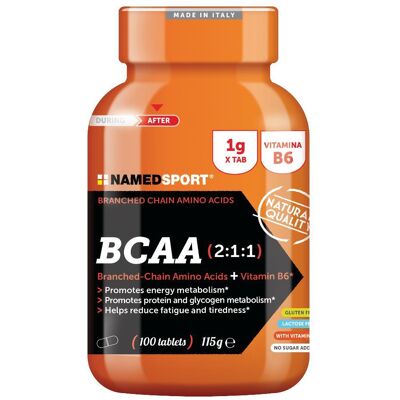 NAMEDSPORT Srl Named Sport BCAA 2:1:1, 100 Compresse NAMEDSPORT Srl Named Sport BCAA 2:1:1, 100 Compresse