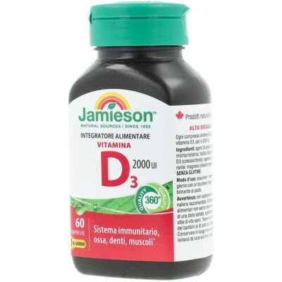 BIOVITA Srl VIT D3 2000UI 60CPR JAMIESON BIOVITA Srl VIT D3 2000UI 60CPR JAMIESON