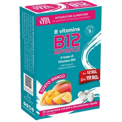 PALADIN PHARMA SpA SANAVITA BVIT B12 ADV 25CPR PALADIN PHARMA SpA SANAVITA BVIT B12 ADV 25CPR