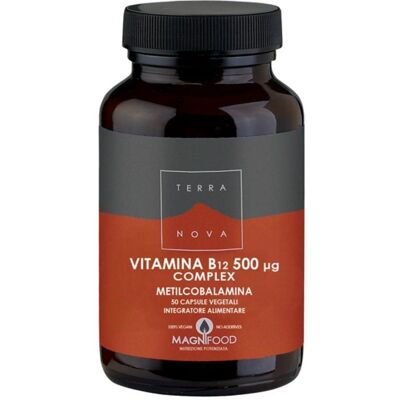 Terra Nova Vitamina B12 500ug Complesso Vegicaps - Integratore di B12 Terra Nova Vitamina B12 500ug Complesso Vegicaps - Integratore di B12