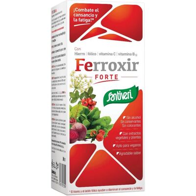 Santiveri Ferroxir Forte - Integratore alimentare - Favorisce la formazione dei globuli rossi Santiveri Ferroxir Forte - Integratore alimentare - Favorisce la formazione dei globuli rossi