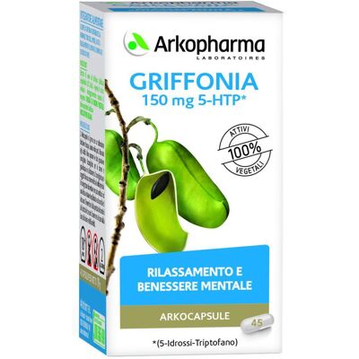 Arkopharma Griffonia 45 Capsule - Integratore Alimentare con Estratto di Semina di Griffonia Arkopharma Griffonia 45 Capsule - Integratore Alimentare con Estratto di Semina di Griffonia