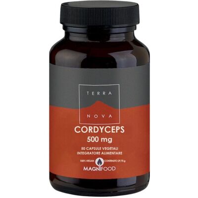 Terra Nova Cordyceps 500mg Vegicaps - Integratore alimentare Terra Nova Cordyceps 500mg Vegicaps - Integratore alimentare