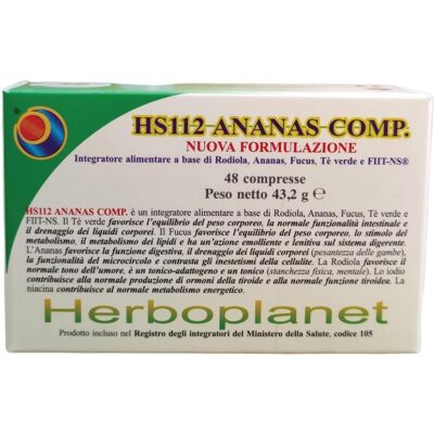 Herboplanet HS112 Ananas Compresse - Integratore alimentare Herboplanet HS112 Ananas Compresse - Integratore alimentare