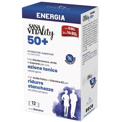 Sanavitality Energia 50+ - Integratore Energizzante Gusto Banana Sanavitality Energia 50+ - Integratore Energizzante Gusto Banana