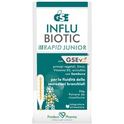 PRODECO PHARMA Srl GSE Influbiotic Rapid Junior 250ml - Integratore Pediatrico per il Benessere Respiratorio PRODECO PHARMA Srl GSE Influbiotic Rapid Junior 250ml - Integratore Pediatrico per il Benessere Respiratorio