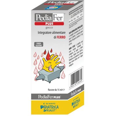 Pediatrica Specialist Pediafer Plus Gocce 15 ml - Integratore di ferro per bambini Pediatrica Specialist Pediafer Plus Gocce 15 ml - Integratore di ferro per bambini