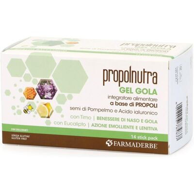 FARMADERBE Srl PROPOLNUTRA GEL GOLA 14STICK FARMADERBE Srl PROPOLNUTRA GEL GOLA 14STICK