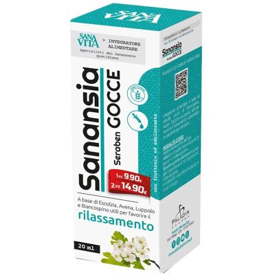 PALADIN PHARMA SpA Sanansia Seraben Gocce, 20 ml PALADIN PHARMA SpA Sanansia Seraben Gocce, 20 ml