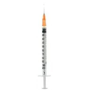 Desa Pharma Siringa Per Insulina Extrafine 1ml 100 UI Ago Removibile 26 Gauge 0,45x12mm 1 pezzo - Siringa Per Insulina Extrafine