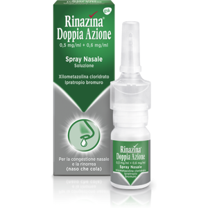 Haleon Ch Rinazina - Spray Nasale Doppia Azione 10ml - Congestione Nasale e Rinorrea