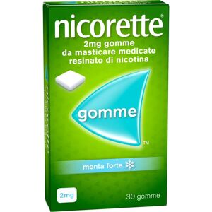Johnson & Johnson Nicorette - 30 Gomme Da Masticare 2 mg Menta Forte