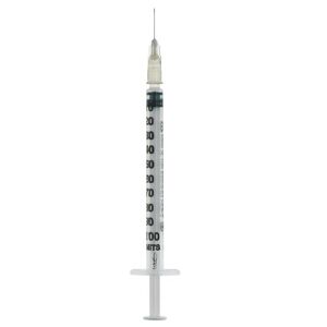Desa Pharma Siringa Per Insulina Extrafine 1ml 100 UI Ago Removibile 27 Gauge 0,40x12mm 1 pezzo - Siringa Per Insulina Extrafine
