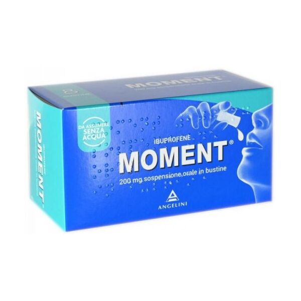 angelini ch angelini moment 8 bustine sospensione orale 200mg - trattamento per dolori e febbre