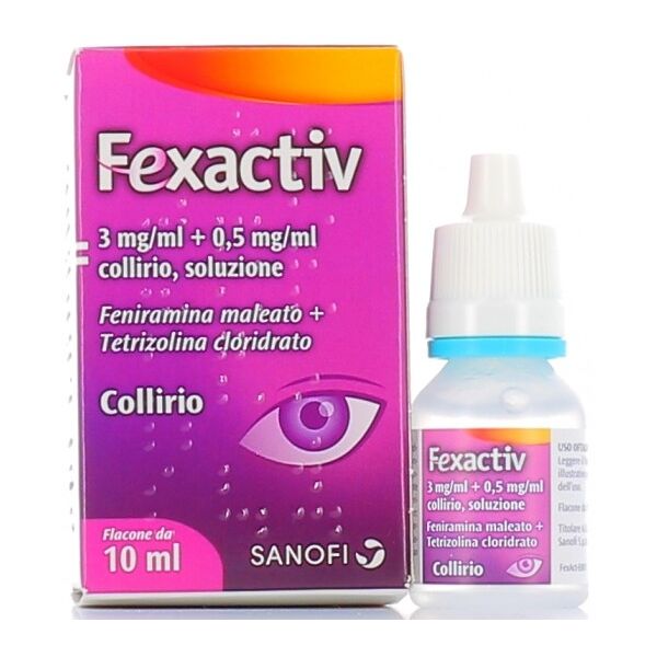 opella healthcare italy srl fexactiv collirio 10ml - soluzione per gli occhi irritati di qualità superiore