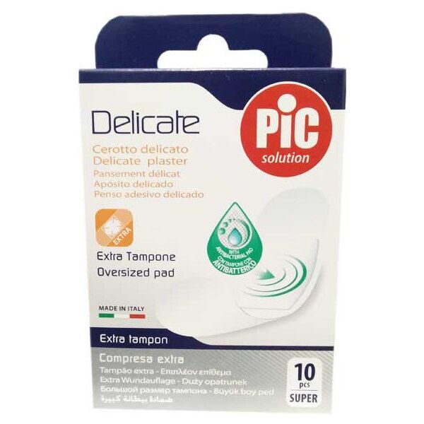 pikdare spa cerotto pic delicate super antibatterico 40x86 mm 10 pezzi