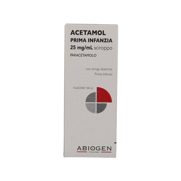 abiogen pharma spa abiogen pharma - sciroppo 100 ml 2,5% per trattamento di febbre e dolore lieve