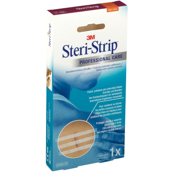 cerotto per sutura steristrip striscia 6 x 100 mm 10 pezzi - 3m italia srl