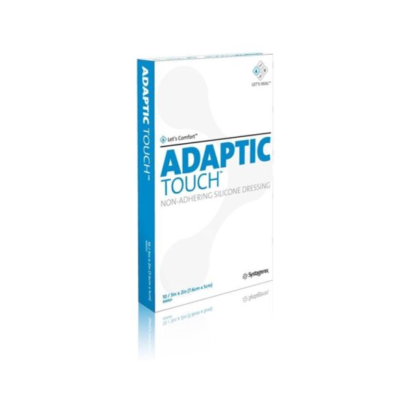 3m adaptic touch 5x7,6cm 10pz - medicazione per ustioni e ferite, confezione da 10