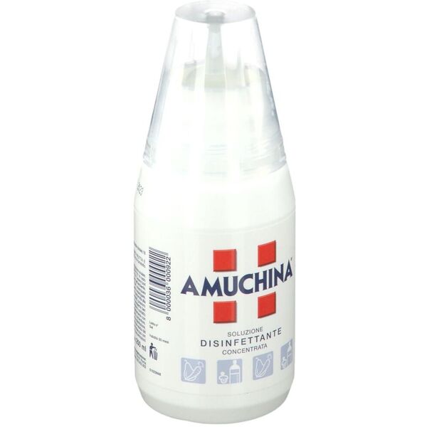 angelini (a.c.r.a.f.) spa amuchina 100% soluzione disinfettante 250ml - detergente e disinfettante concentrato