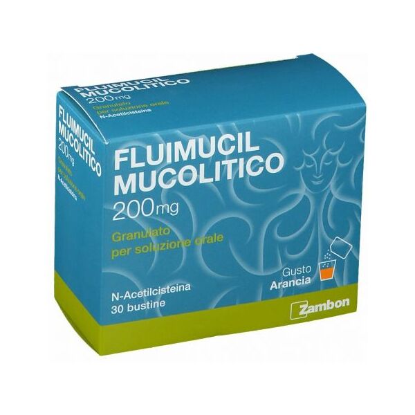 zambon fluimucil mucolitico 30 bustine da 200mg